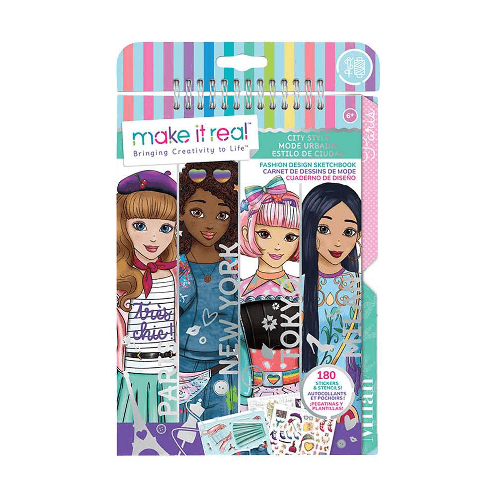Make It Real City Style Fashion Design Sketchbook