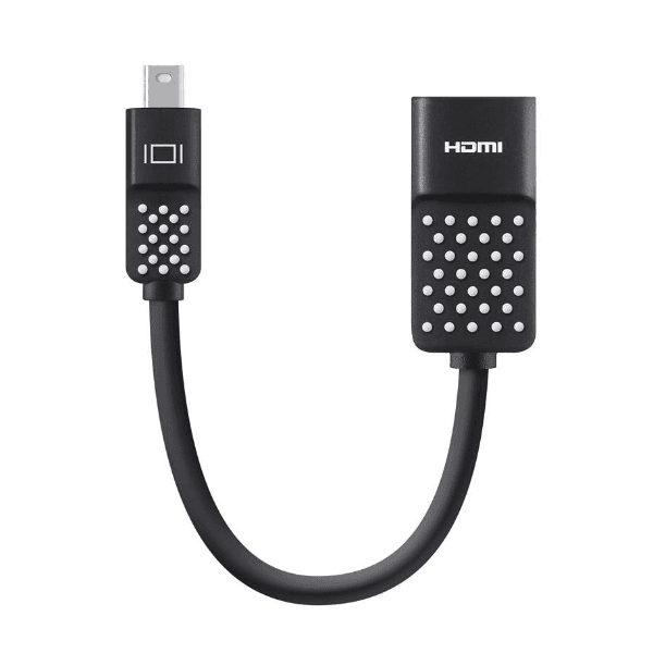 Belkin F2Cd079Bt 4K Mini Displayport To Hdmi Adapter - Black