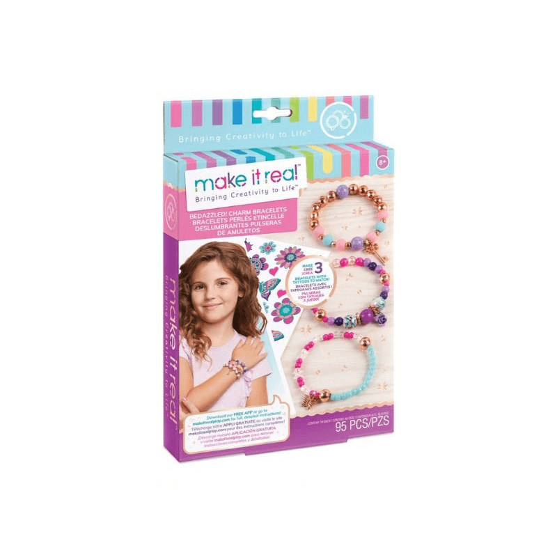 Make It Real - Bedazzled! Charm Bracelets Blooming Creativity