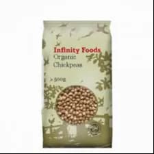 Infinity Food Organic Chickpeas 500G