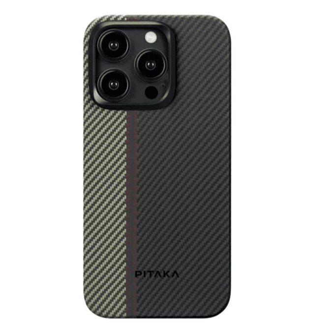 Pitaka Fusion Weaving MagEZ Case 3 for iPhone 15 Pro Overture 600D