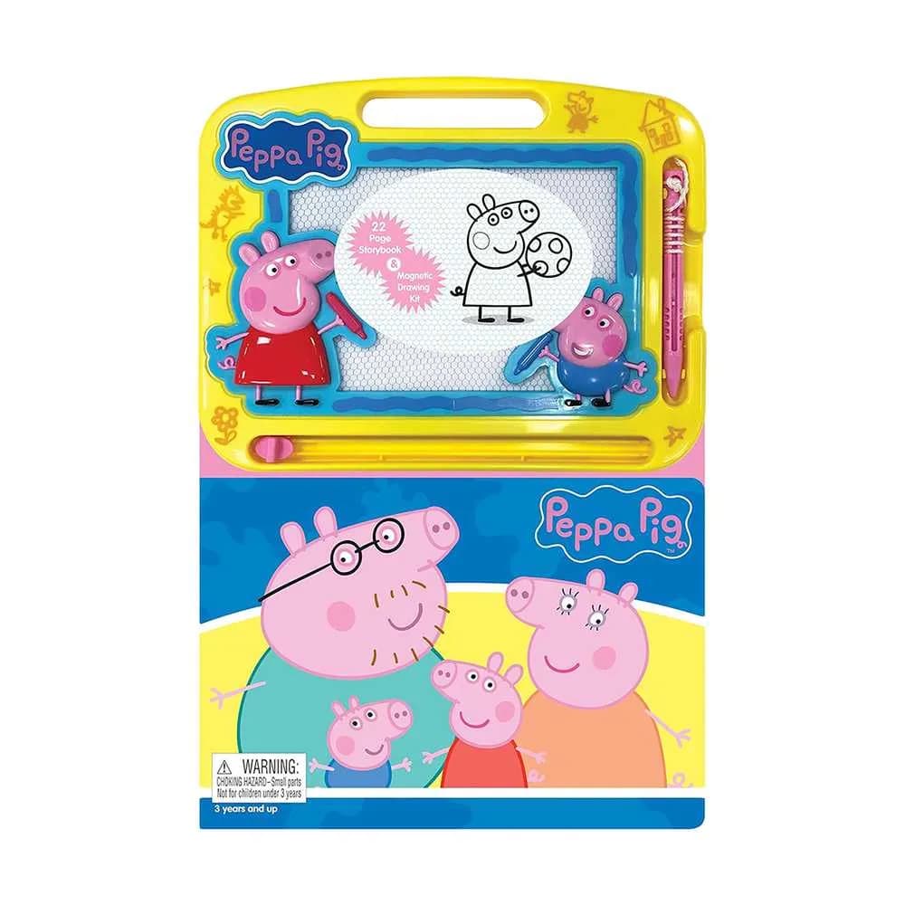 Peppa Pig Learning Series Drawing Board Book With Magnetic Pad