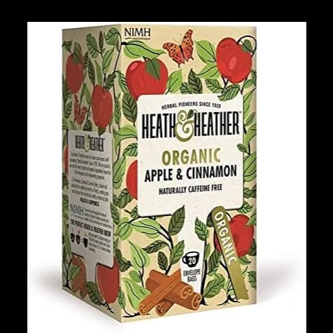 Heath & Heather Organic Apple & Cinnamon Tea 50G