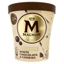 Magnum Double White Chocolate Cookies Ice Cream, 440ml