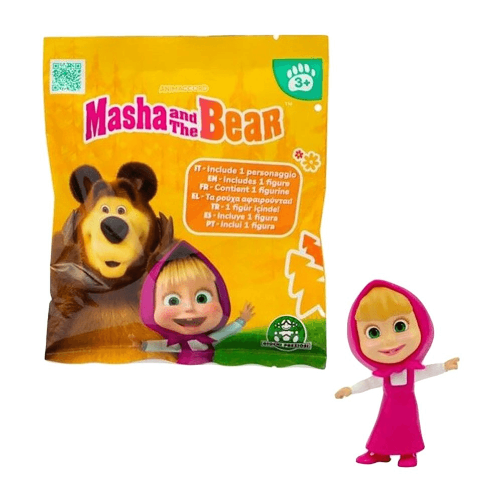 Masha & The Bear: Masha & Bear Figure In A Bag (7 Cm, Assorted)