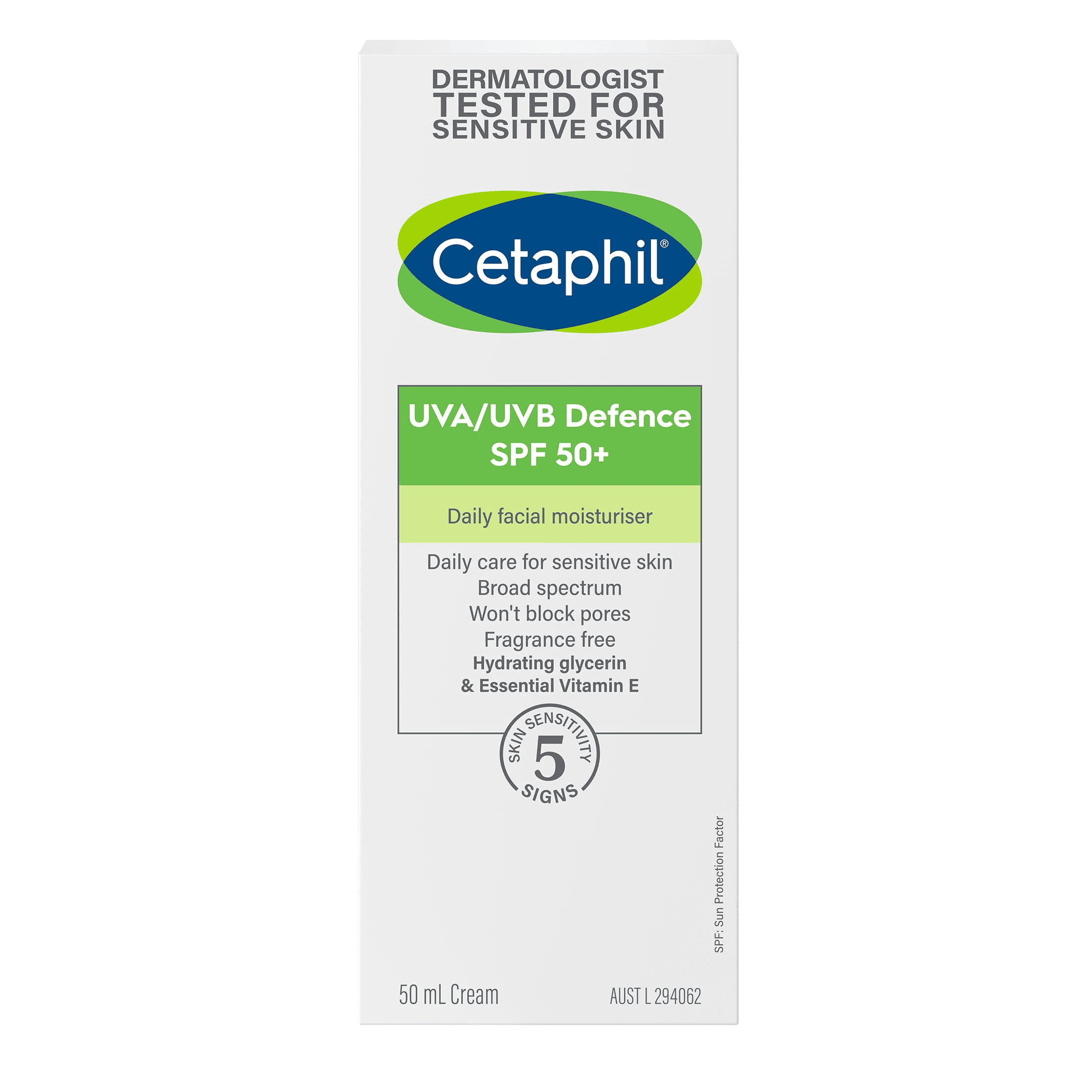 Cetaphil Uva/Uvb Defence Spf 50+ 50 Ml
