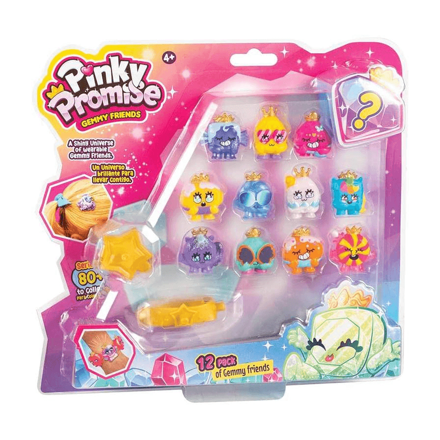 Pinky Promise Gemmy Friends Series 1 Figures (12 Pack)