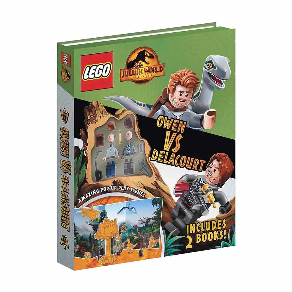 Lego Jurassic World Pop-up Play Scenes Hardcover Book With 2 Minifigures (40 Pages)