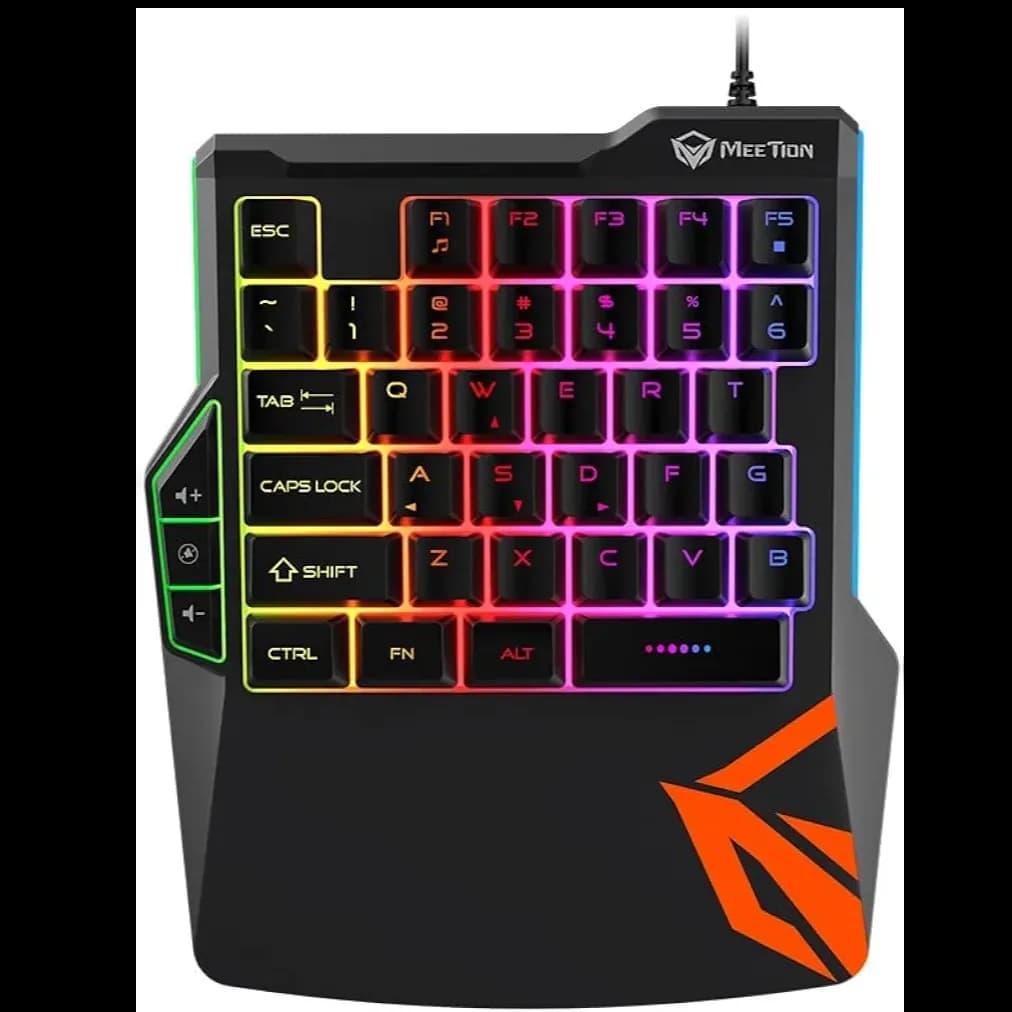 Meetion Mt-Kb015 One-Handed Wired Rgb Gaming Keyboard 