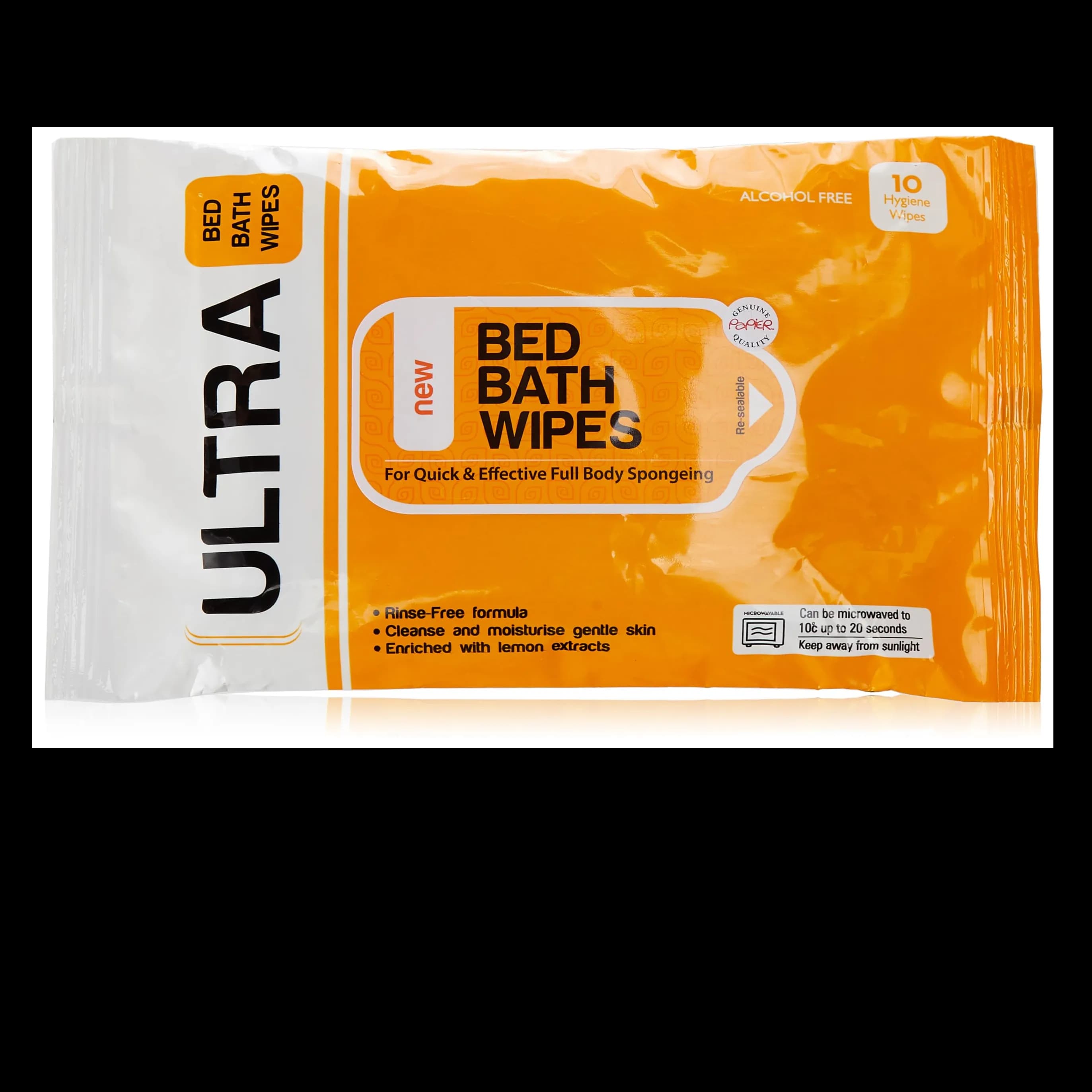 Ultra Bed Bath Wipes 10 S