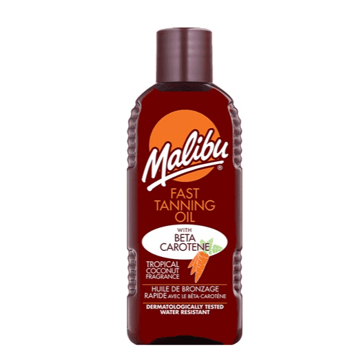 Malibu Fast Tanning Oil With Beta Carotene 200Ml
