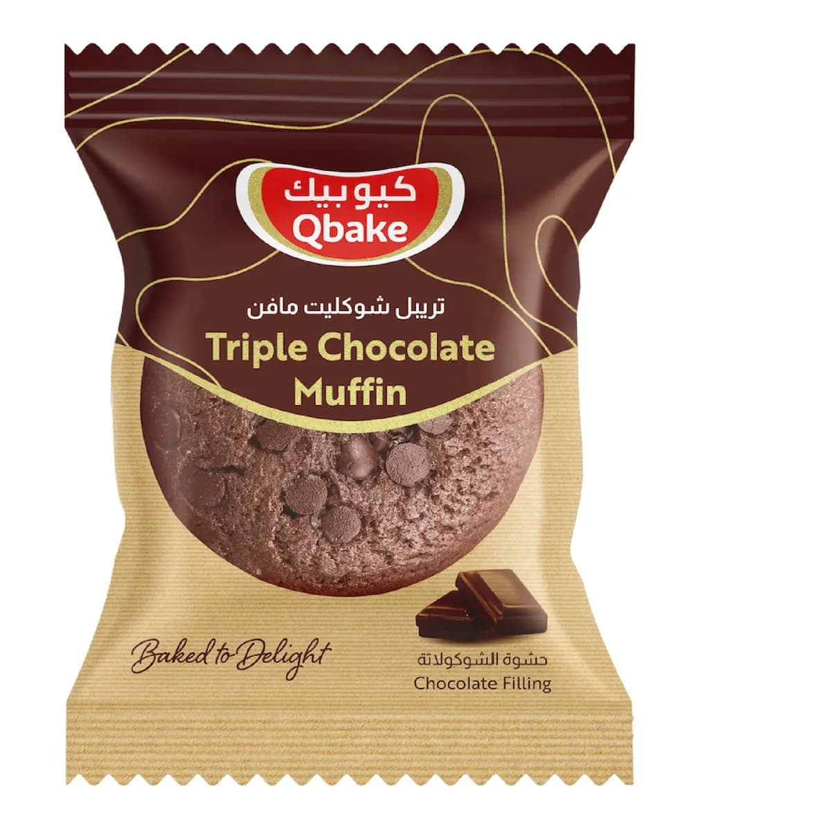 Qbake Triple Chocolate Muffin 60G