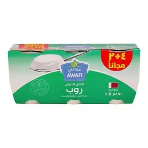 Awafi Yoghurt Full Fat 6 x 170 Grams