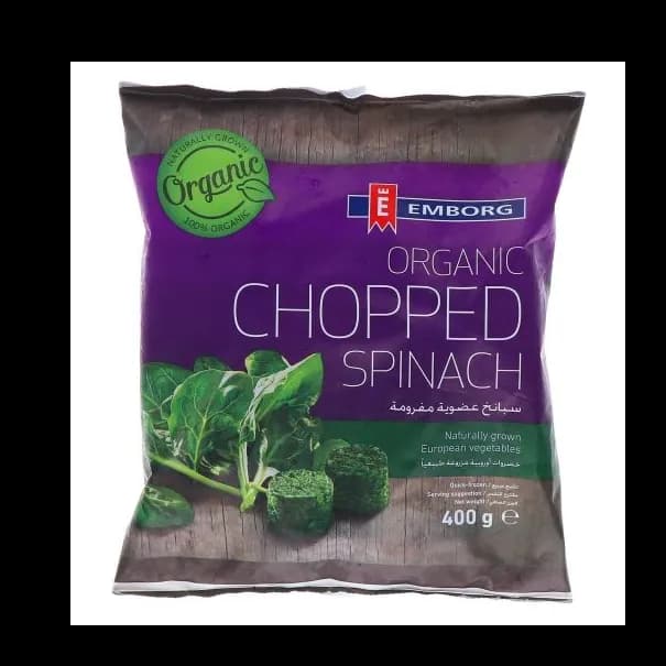 Emborg Organic Spinach Chopped 400 G