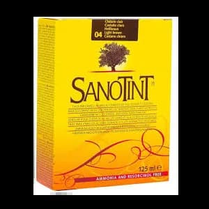 sanotint 04 light brown hair colour 125 ml