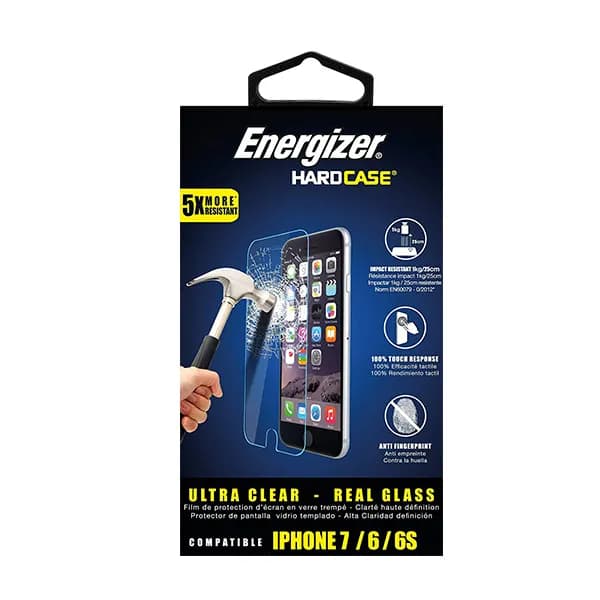 Energizer Enspcoclip7 Screen Protector Verre Transparent Glass For Iphone 7 & Iphone 6S