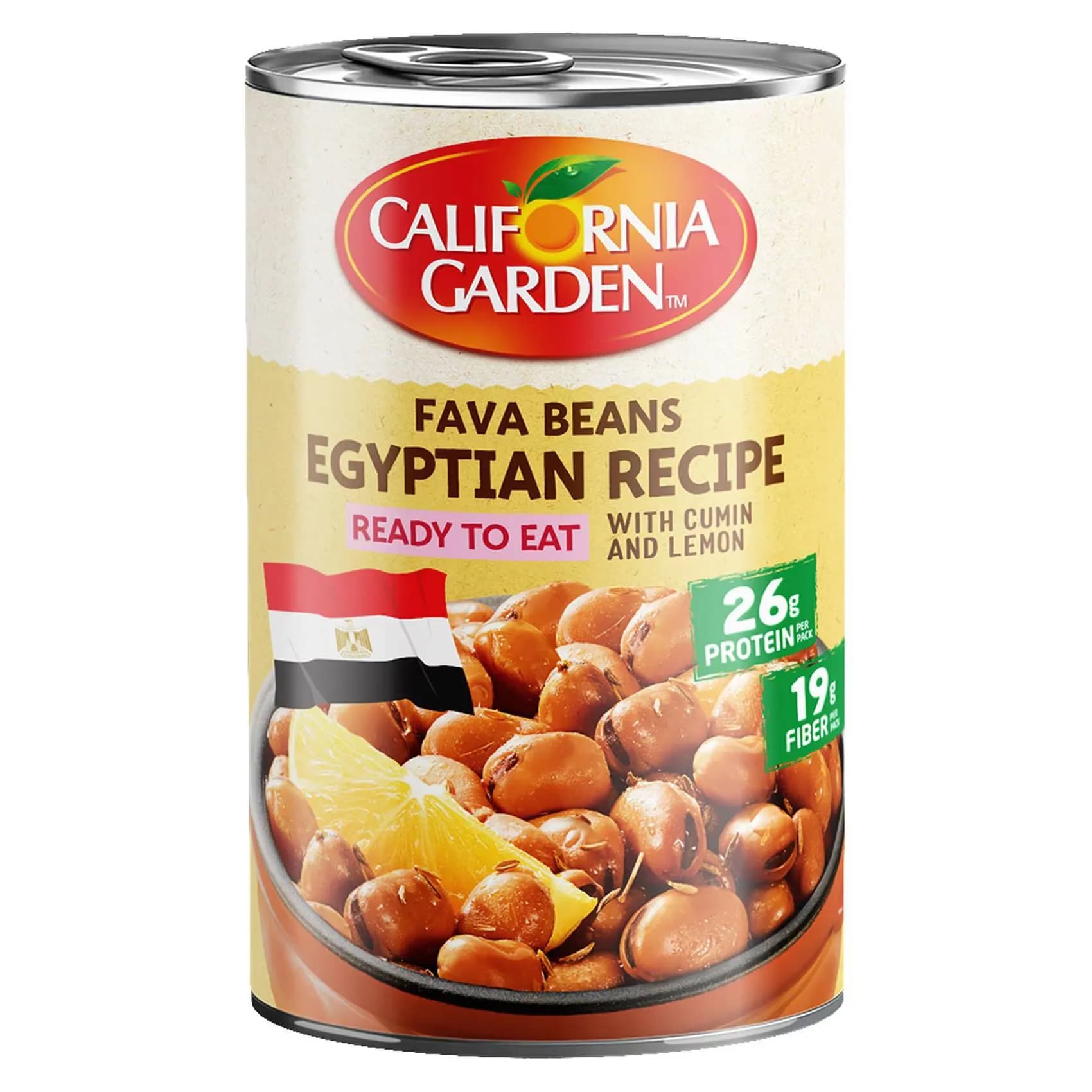 Califirnia Garden Peeled Egyptian Receipe 450G