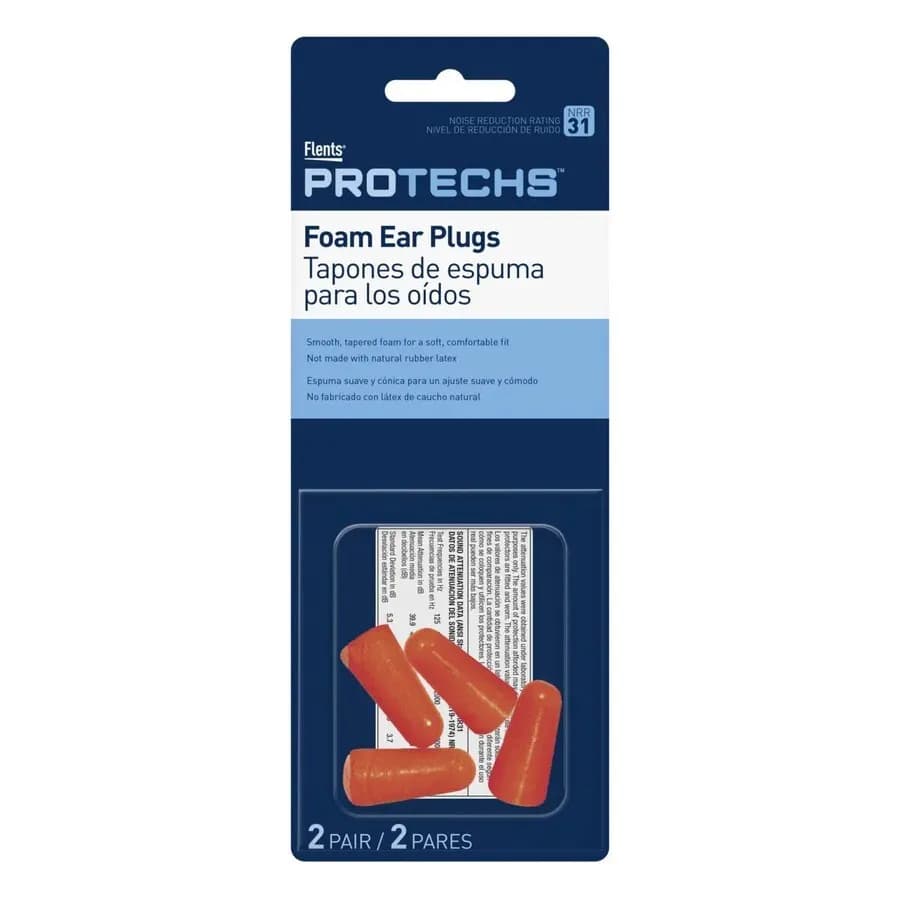 Flents Protechs Ear Plugs Foam 2 Pair