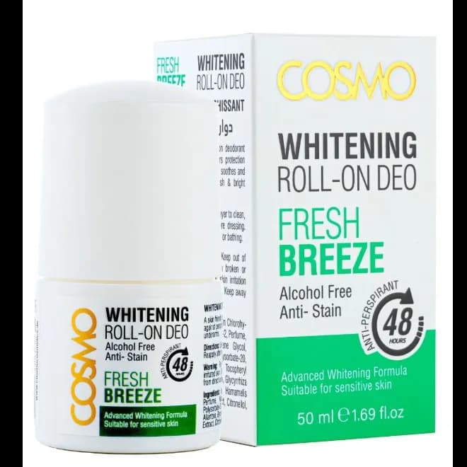 Cosmo Fresh Breeze Whte Deo Roll On 50Ml