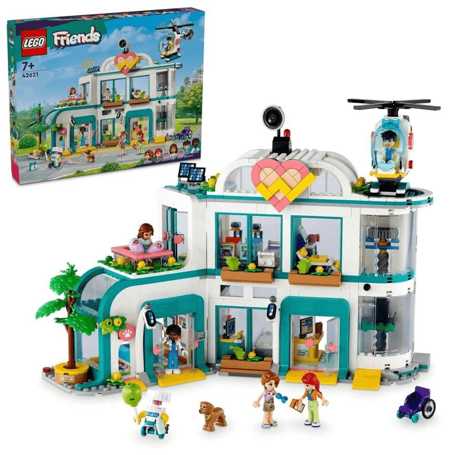 Lego Friends Heartlake City Hospital Set 42621 Building Toy Set (1045 Pieces)