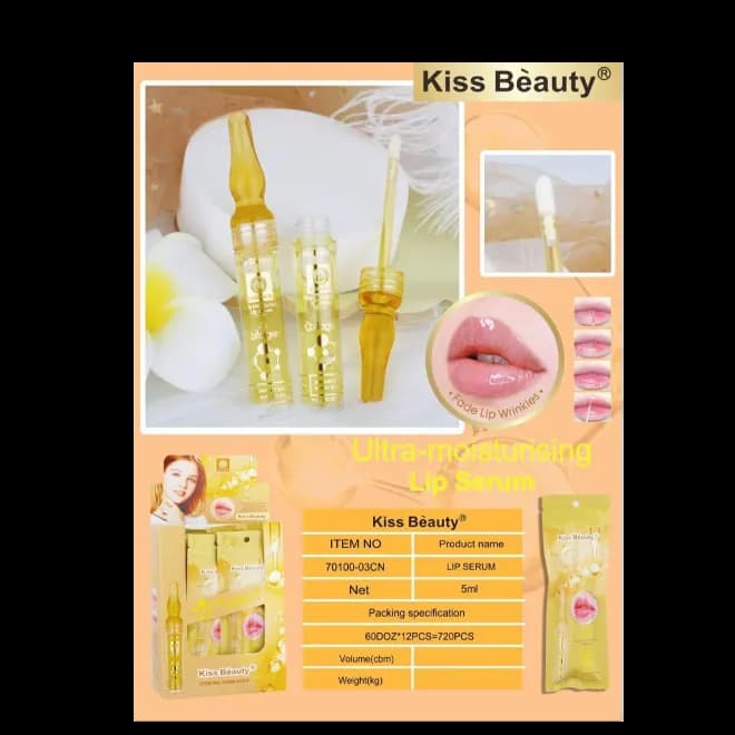 Kiss Beauty 70100-03Cn 5Ml Ultra Moisturizing Lip Serum