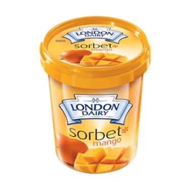 London Dairy Ice Cream Mango Sorbet 500Ml