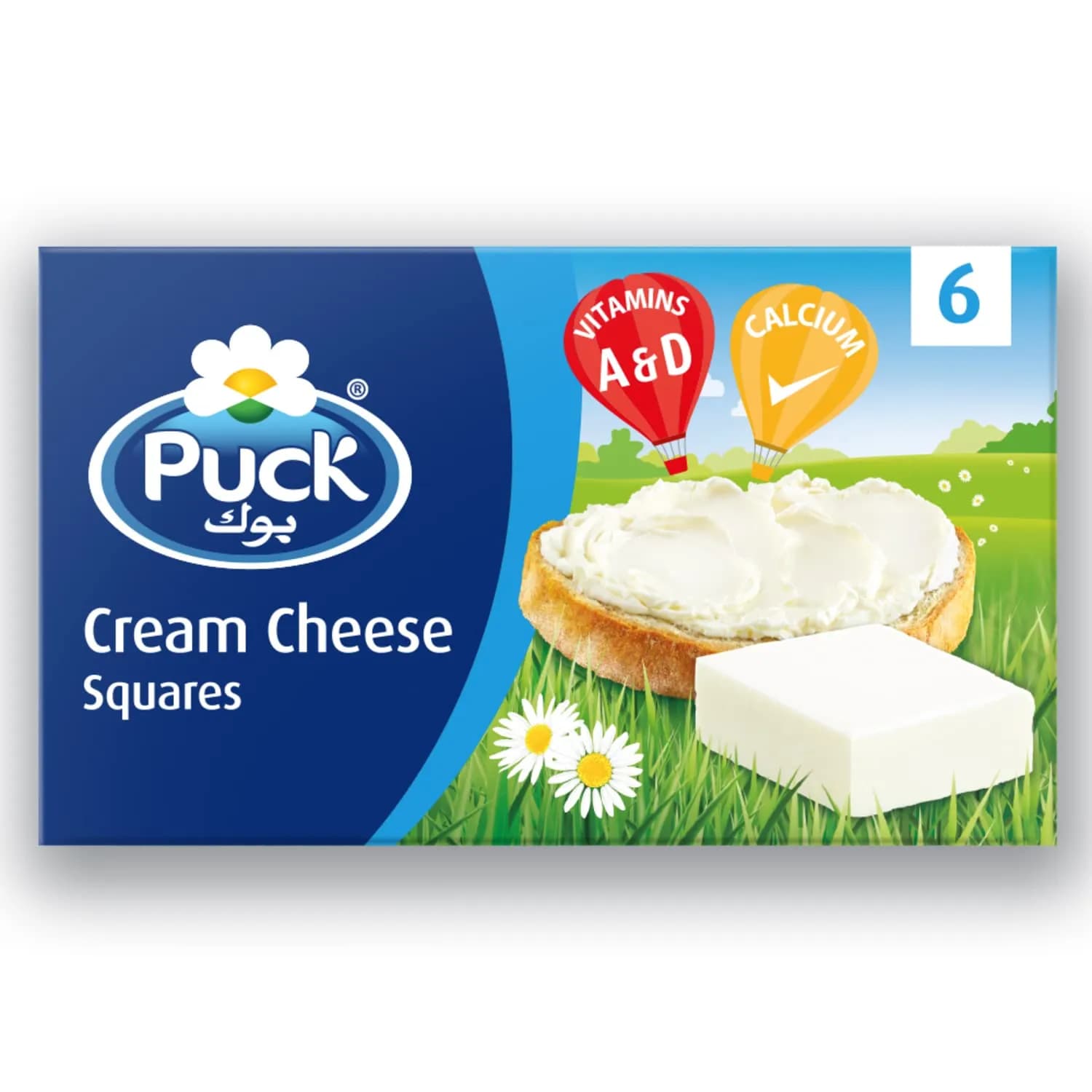 Puck Cream Cheese Square Portions 108G