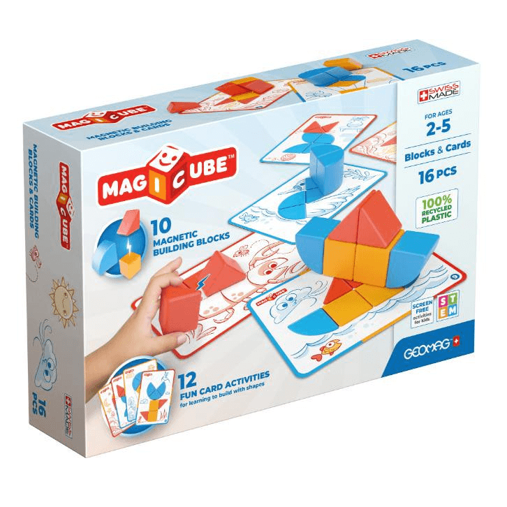 Geomag - Magicube Recycled Blocks & Cards ( 16 pcs )