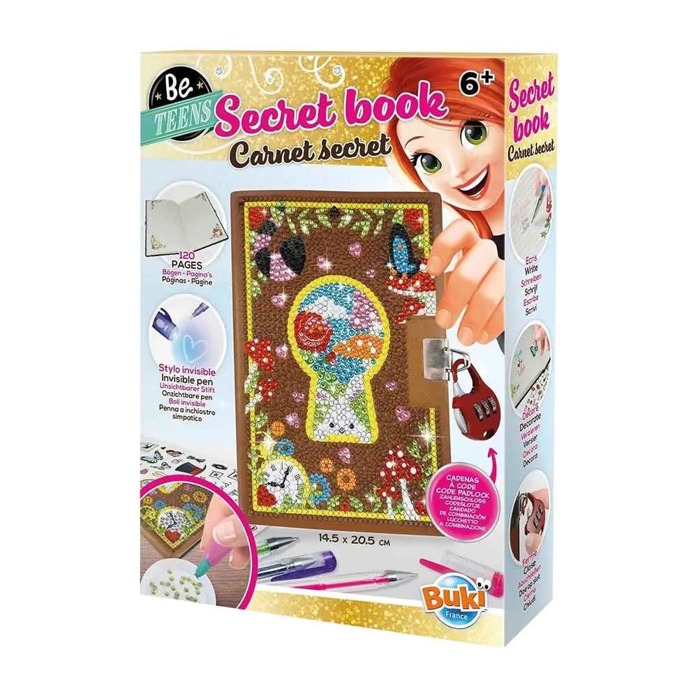 Buki Be Teens Diy Secret Diary Art Kit (120 Pages)