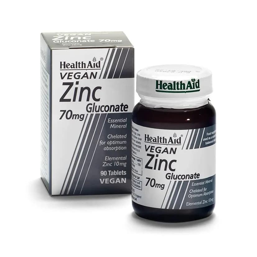 Health Aid Zinc Gluconate 70 Mg 90 S