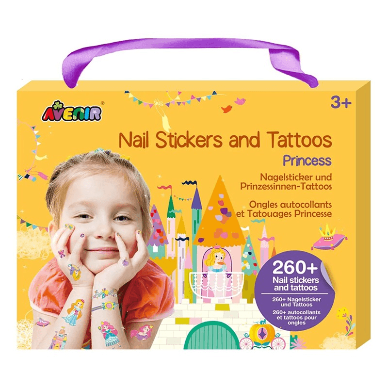 Nail Sticker and Tattoos - Princess