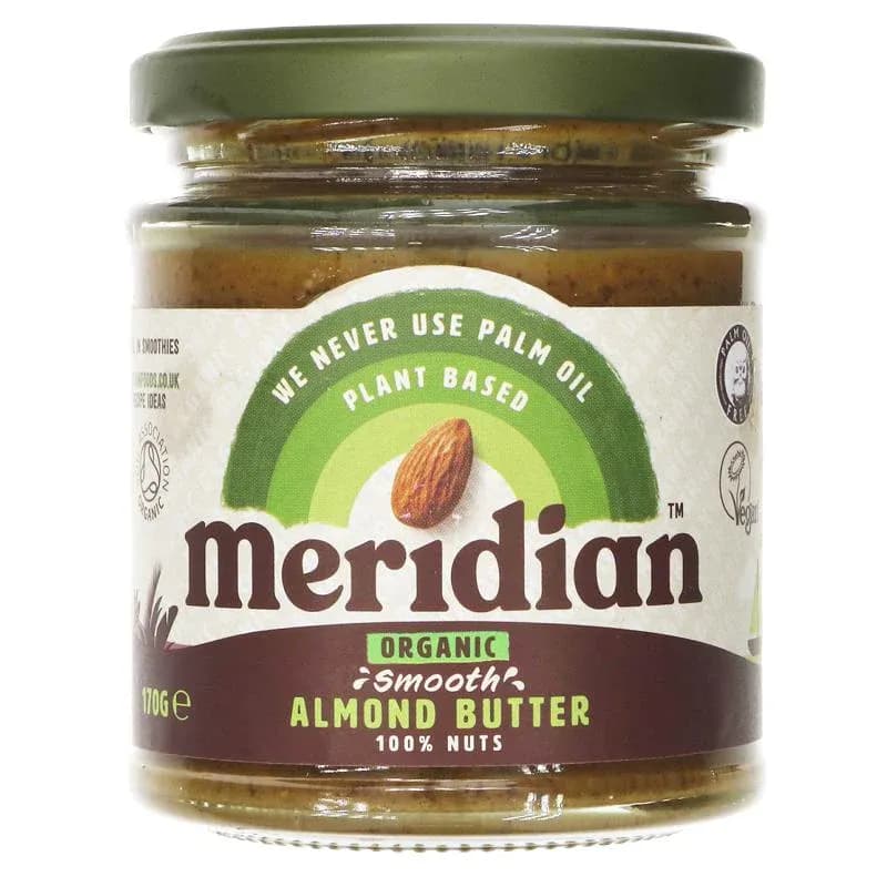 Meridian Organic Smooth Almond Butter Salted 170G