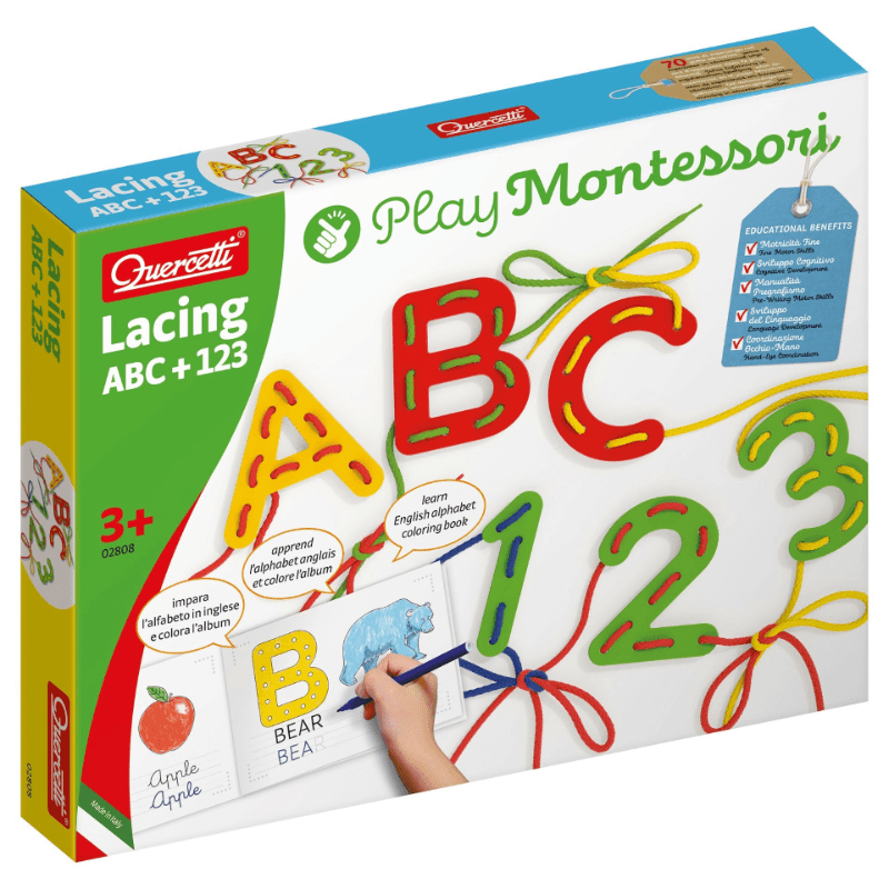 Quercetti - Lacing ABC & 123