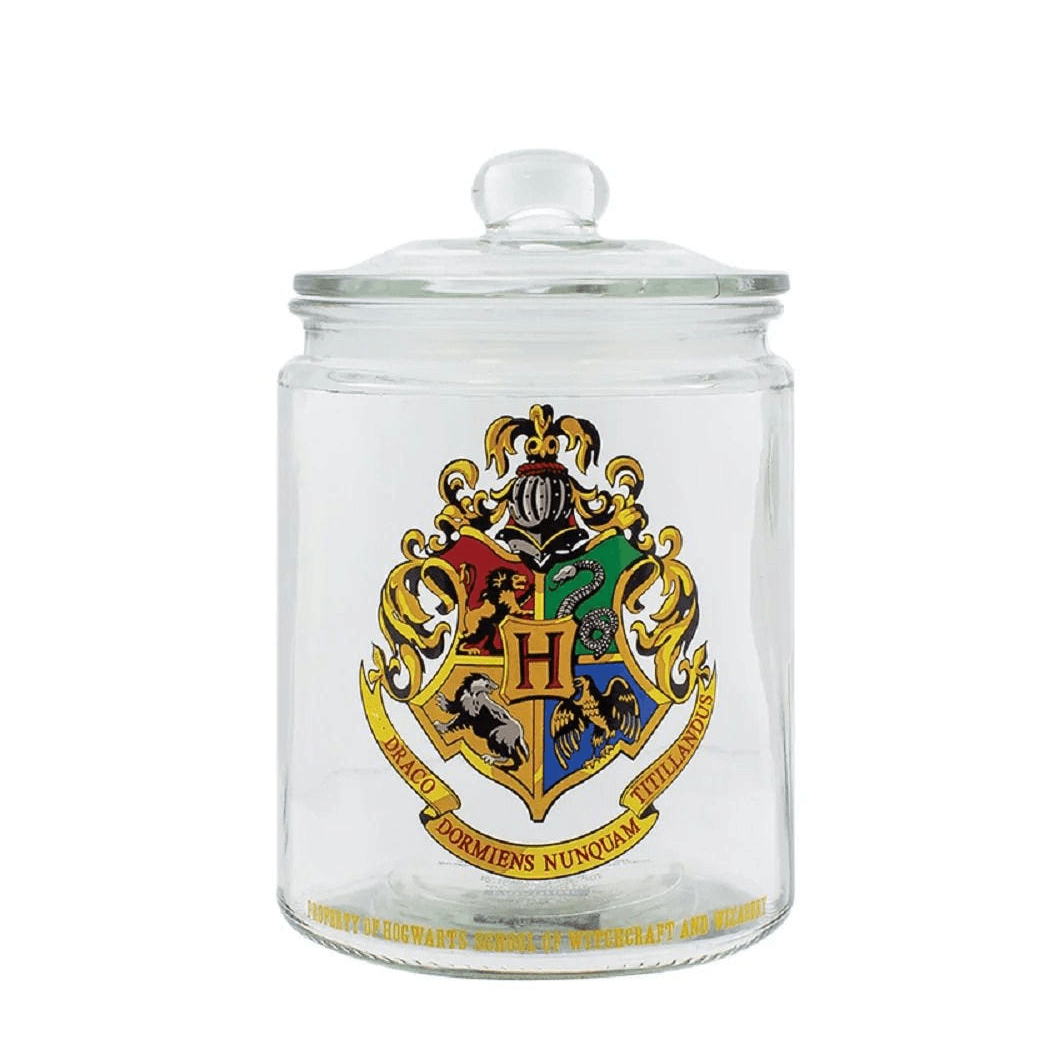 Hogwarts Glass Cookie Jar