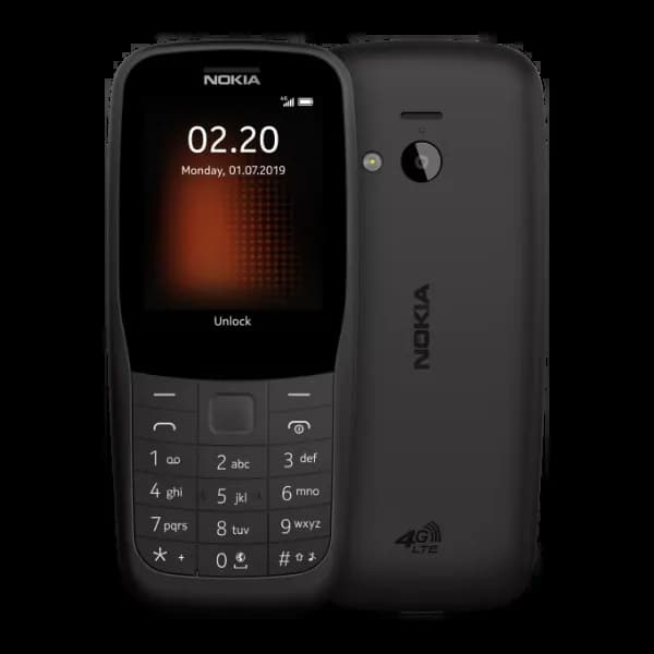 Nokia Classic Phone 220 Dual SIM - Black