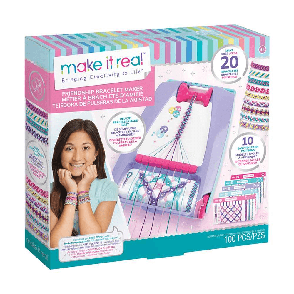Make It Real Friendship Diy Bracelet Maker Kit (100 Pieces)