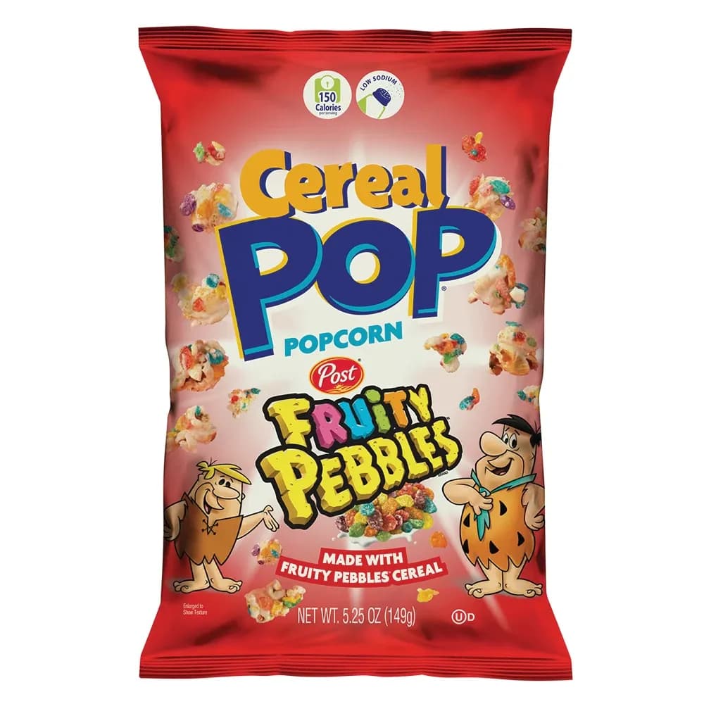 Cereal Pop Fruity Pebles Popcorn 5.25Oz
