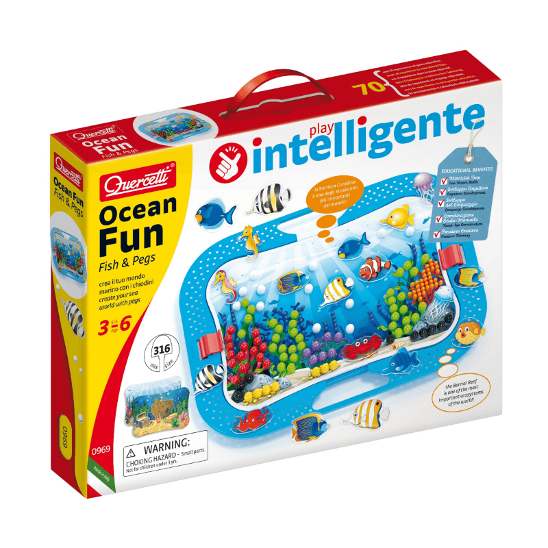 Quercetti - Ocean Fun, Fish & Pegs