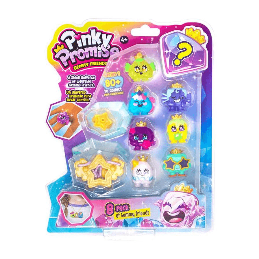 Pinky Promise Gemmy Friends Series 1 Figures (8 Pack)