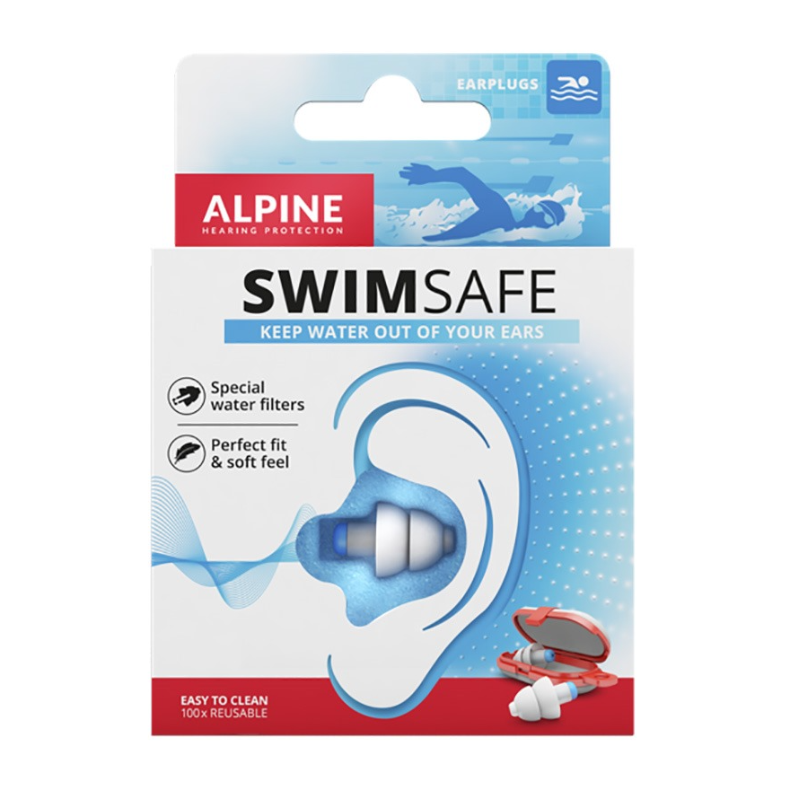 Alpine Swim Safe Swimming Earplugs 1 Pair