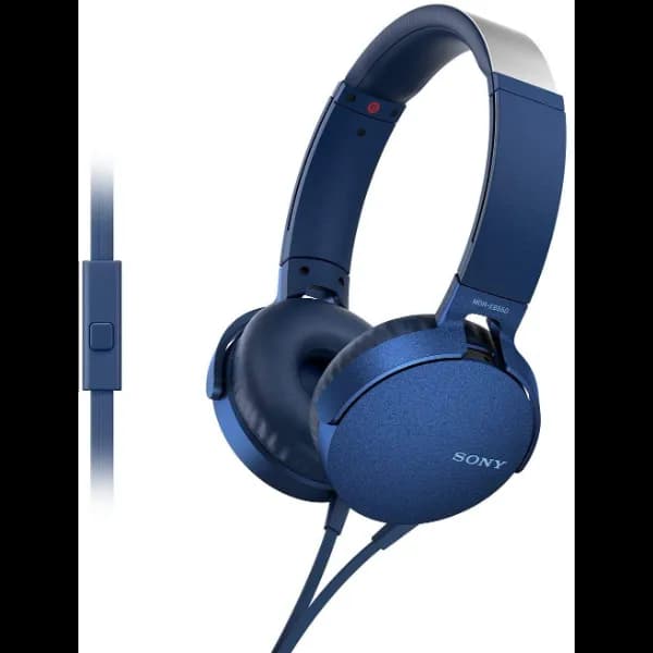 Sony Mdr-Xb550Ap Extra Bass Headphones - Blue