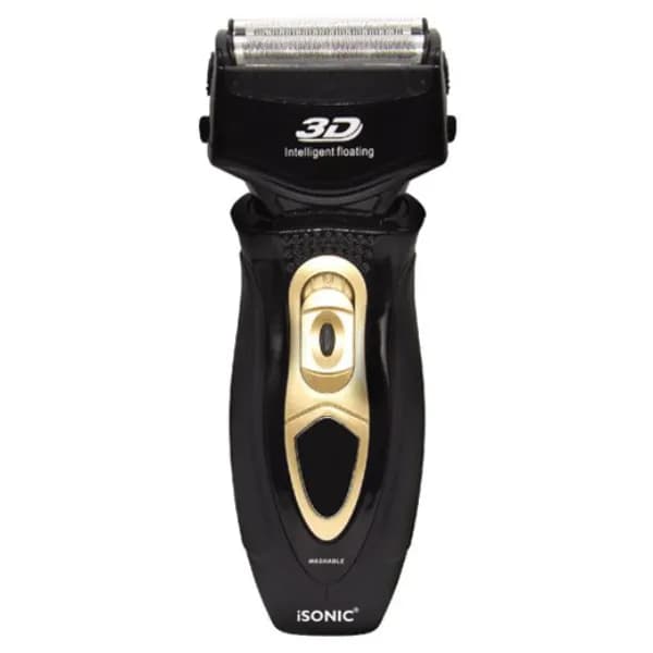 Isonic Ih 845 Rechargeable And Washable Men Shaver - Black