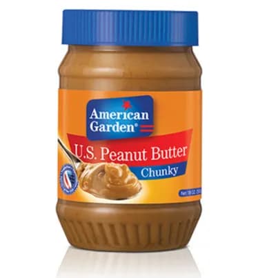 American Garden Peanut Butter Chunky 12Oz