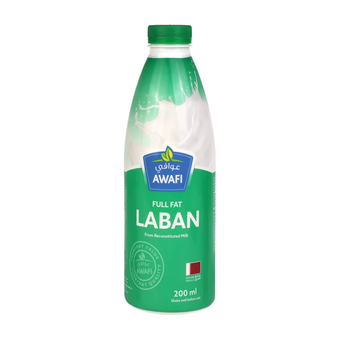 Awafi Drinking Laban Full Fat 200 Milliliters