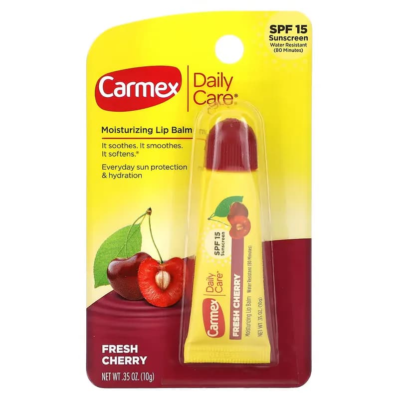 Carmex Moisturizing Lip Balm Cherry 10G