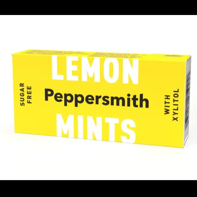 Peppersmith Mints Lemon Sugar Free Chewing Gum 15G