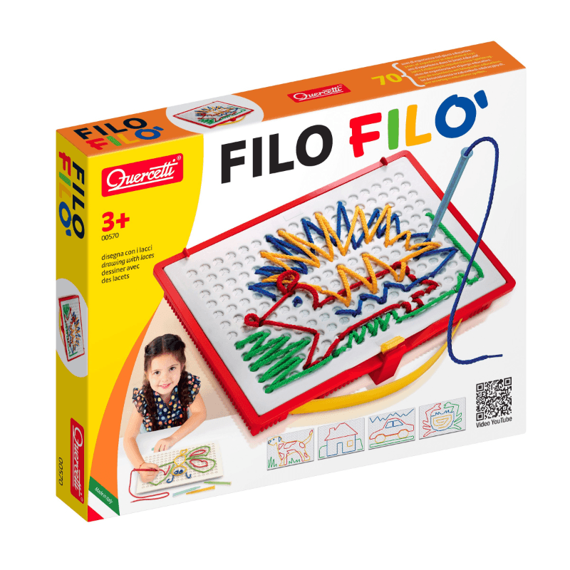 Quercetti - Filo Threading Hedgehog