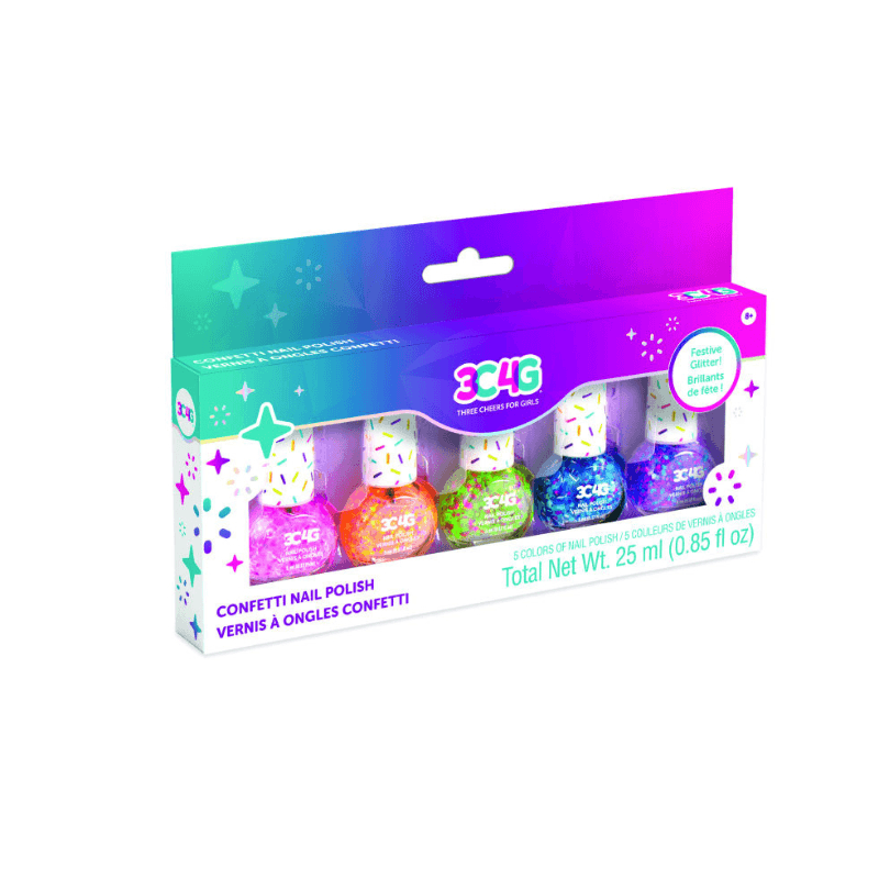 3C4G - 5 Confetti Nail Polish