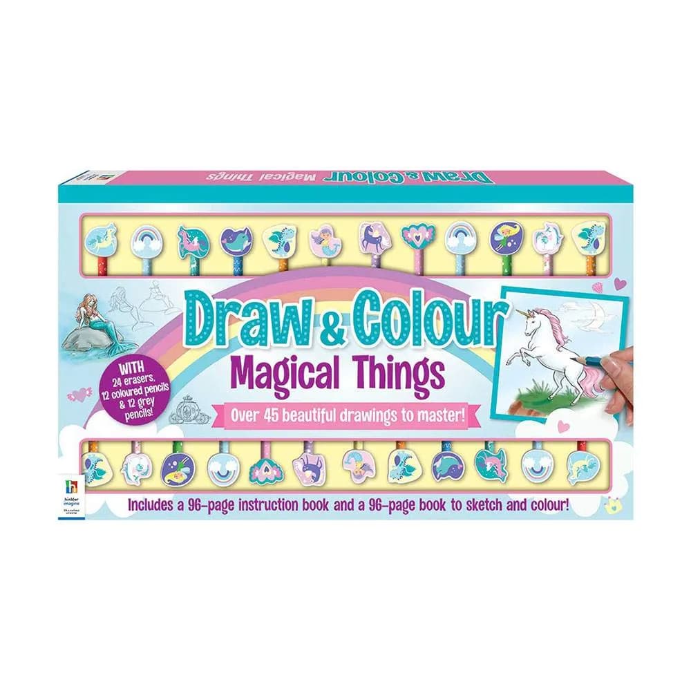 Hinkler Draw & Color Magical Things Pencil Set (24 Pieces)