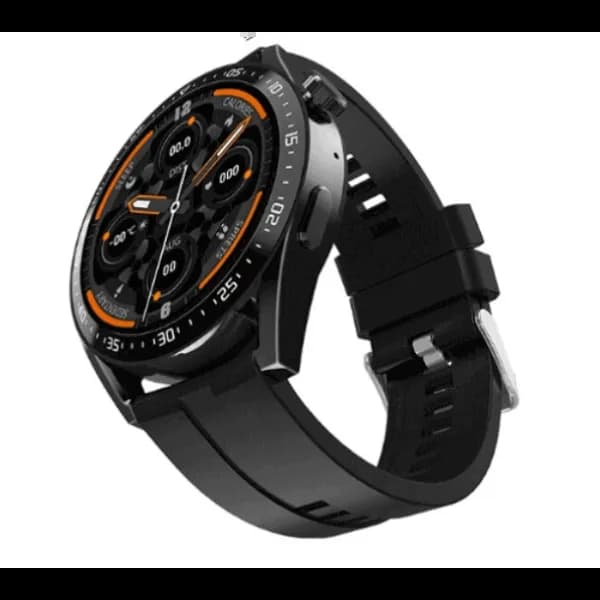 Zooni Hw3 Pro 1.32 Inch Smart Watch For Men - Black